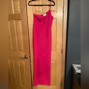One shoulder dress